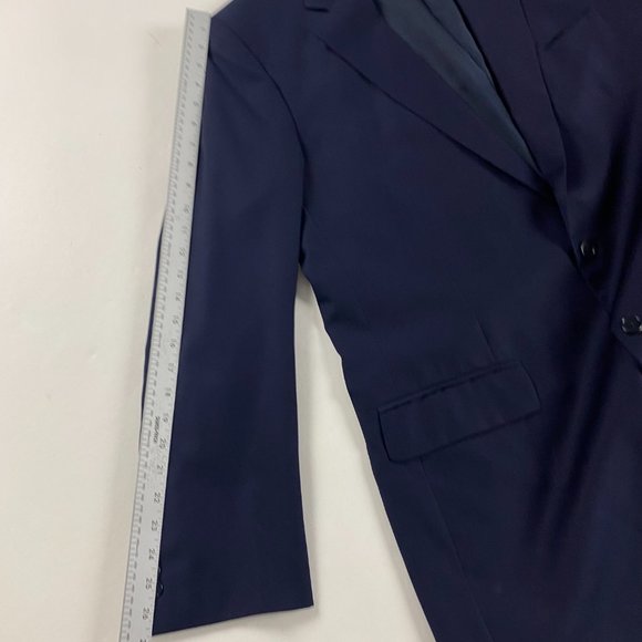 Brooks Brothers Blazer Sport Coat Mens 44 XLNG Blue Custom Tailored Wool X Long - Picture 11 of 14